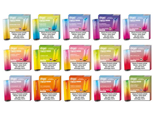 Vaporesso - Dojo - Twist Pod 20 mg/ml (2 Stück pro Packung) - verschiedene Sorten