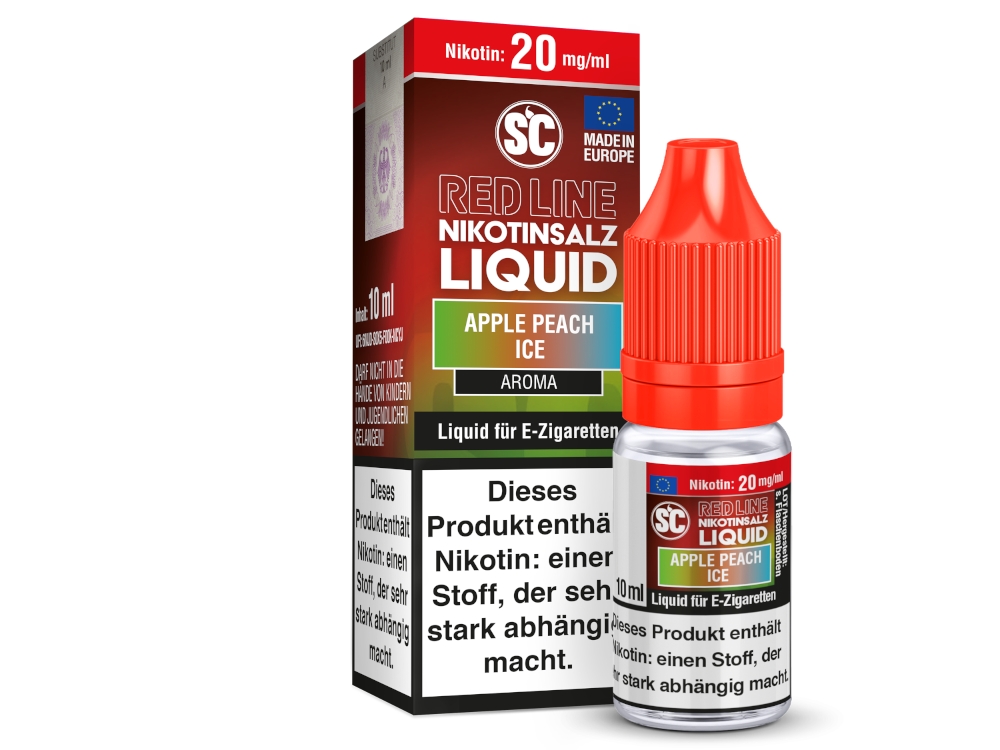 SC - Red Line - Apple Peach Ice - Nikotinsalz