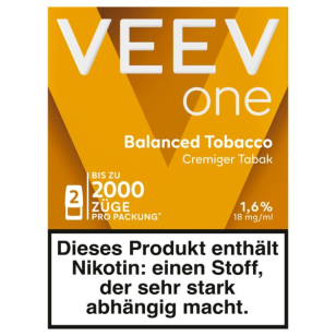 Veev One Pods - Balanced Tobacco 20mg/ml Nikotin 