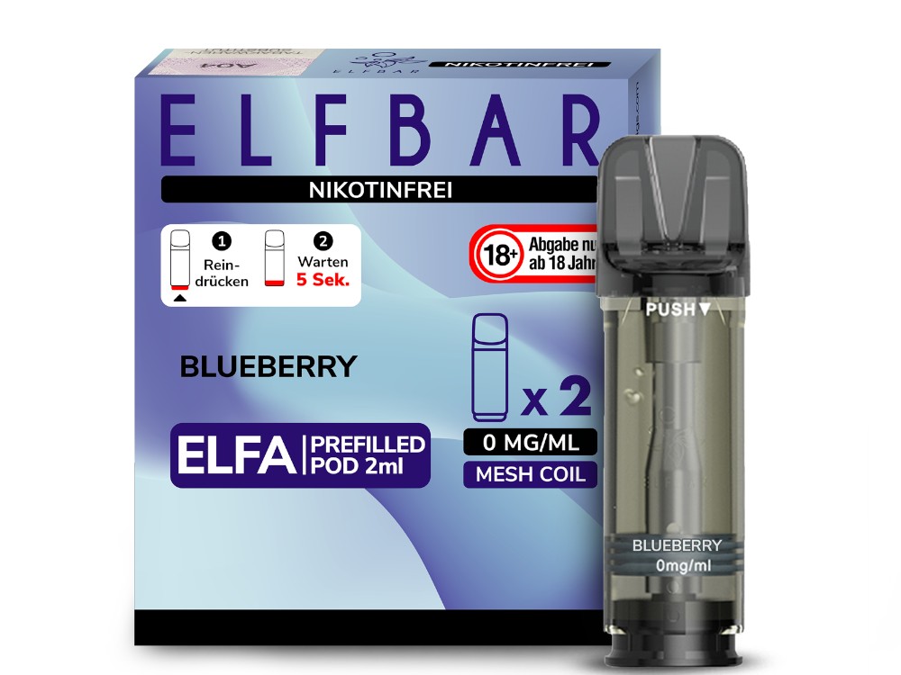 Elfbar Elfa Pod 20mg/ml (2 Stück) - Blue Razz Lemonade