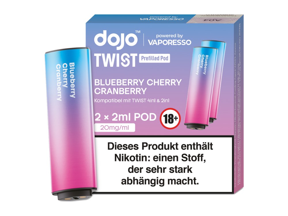 Vaporesso - Dojo - Twist Pod 20 mg/ml (2 Stück pro Packung) - verschiedene Sorten