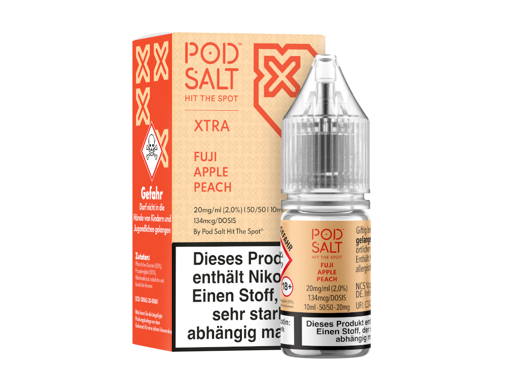 Pod Salt X - Nikotinsalz Liquid  - Fuji Apple Peach