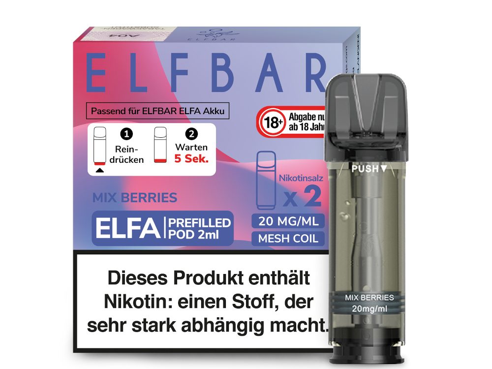 Elfbar Elfa Pod 20mg/ml (2 Stück) - Blue Razz Lemonade