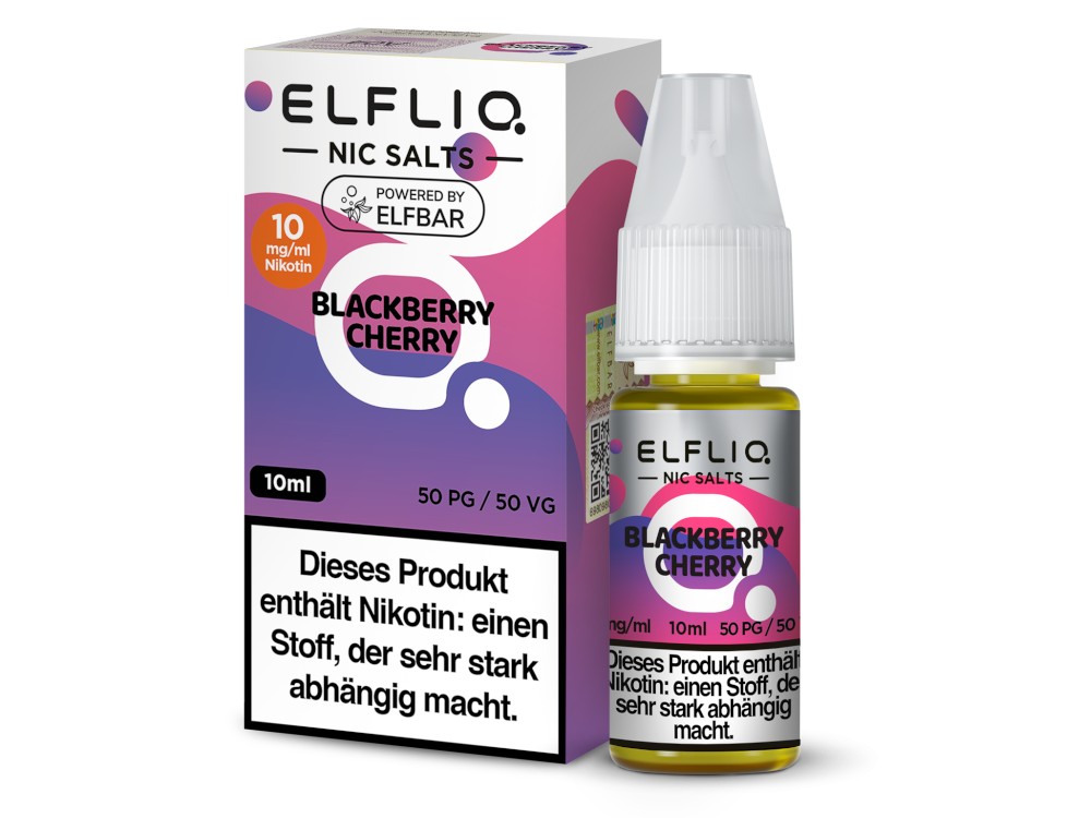ELFLIQ - Blackberry Cherry - Nikotinsalz Liquid