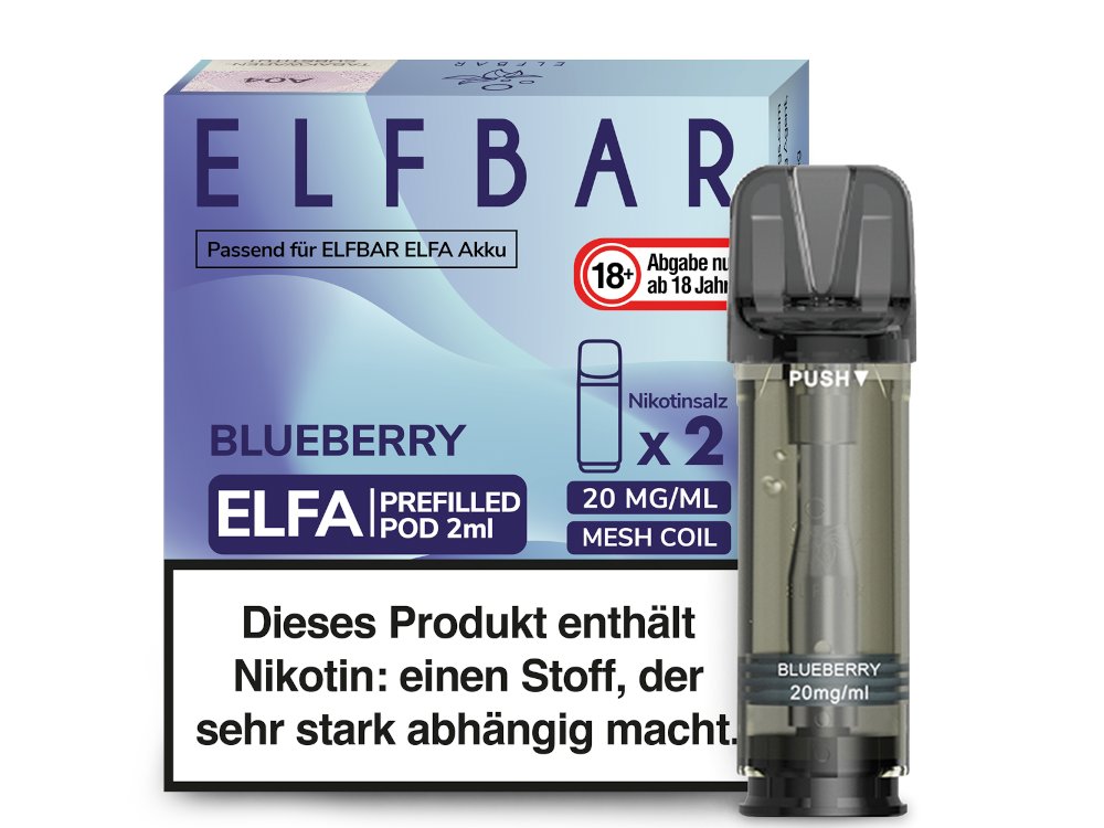 Elfbar Elfa Pod 20mg/ml (2 Stück) - Blue Razz Lemonade