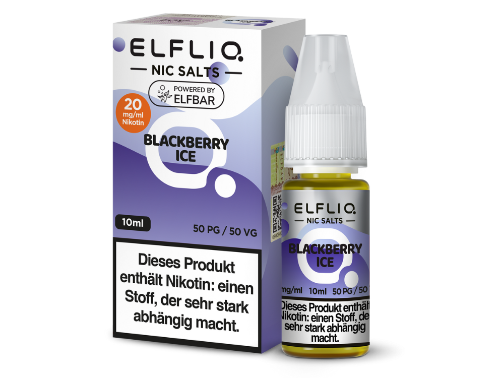 ELFLIQ - Blackberry Ice - Nikotinsalz Liquid 