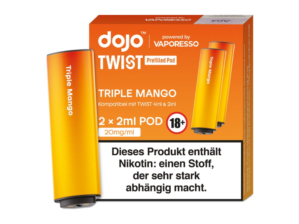 Vaporesso - Dojo - Twist Pod 20 mg/ml (2 Stück pro Packung) - verschiedene Sorten