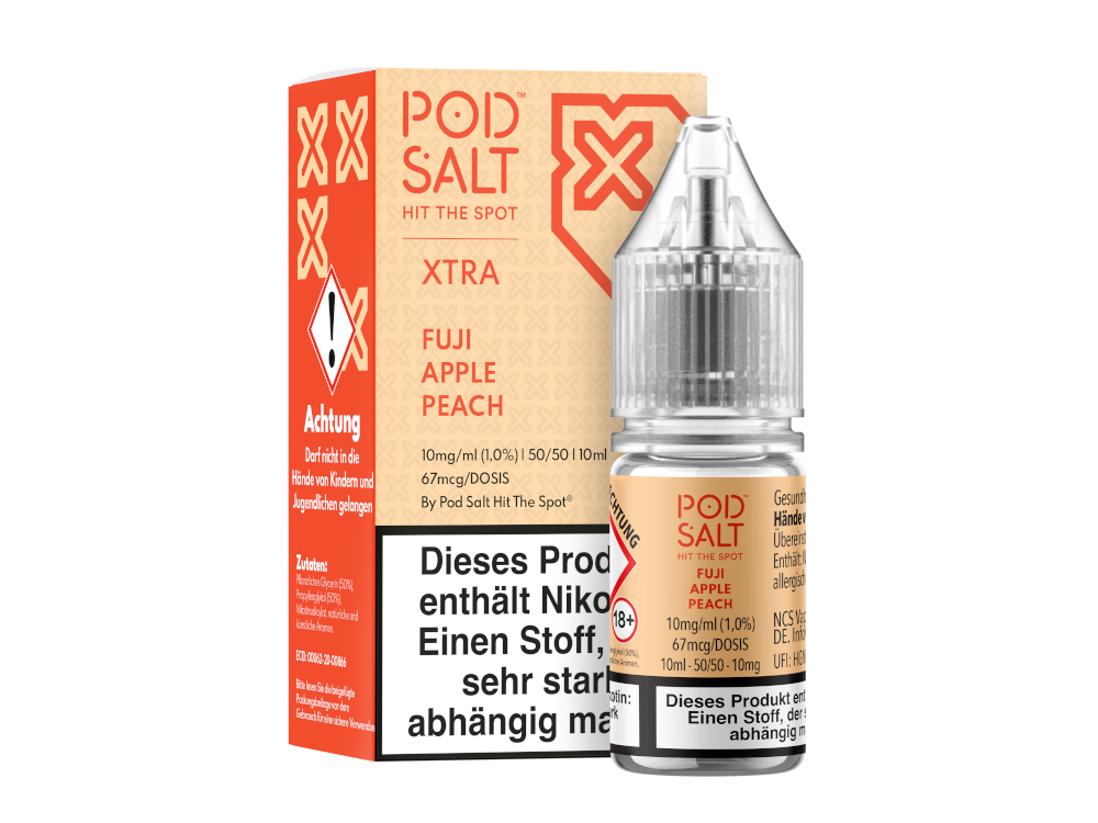 Pod Salt X - Nikotinsalz Liquid  - Fuji Apple Peach