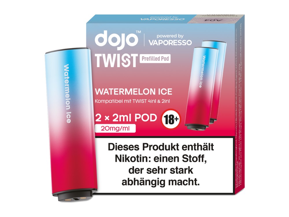Vaporesso - Dojo - Twist Pod 20 mg/ml (2 Stück pro Packung) - verschiedene Sorten