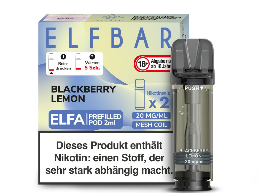 Elfbar Elfa Pod 20mg/ml (2 Stück) - Blue Razz Lemonade