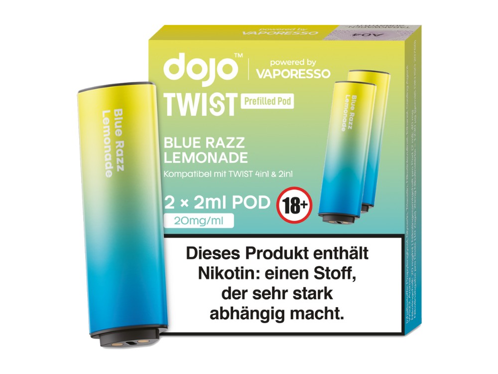 Vaporesso - Dojo - Twist Pod 20 mg/ml (2 Stück pro Packung) - verschiedene Sorten