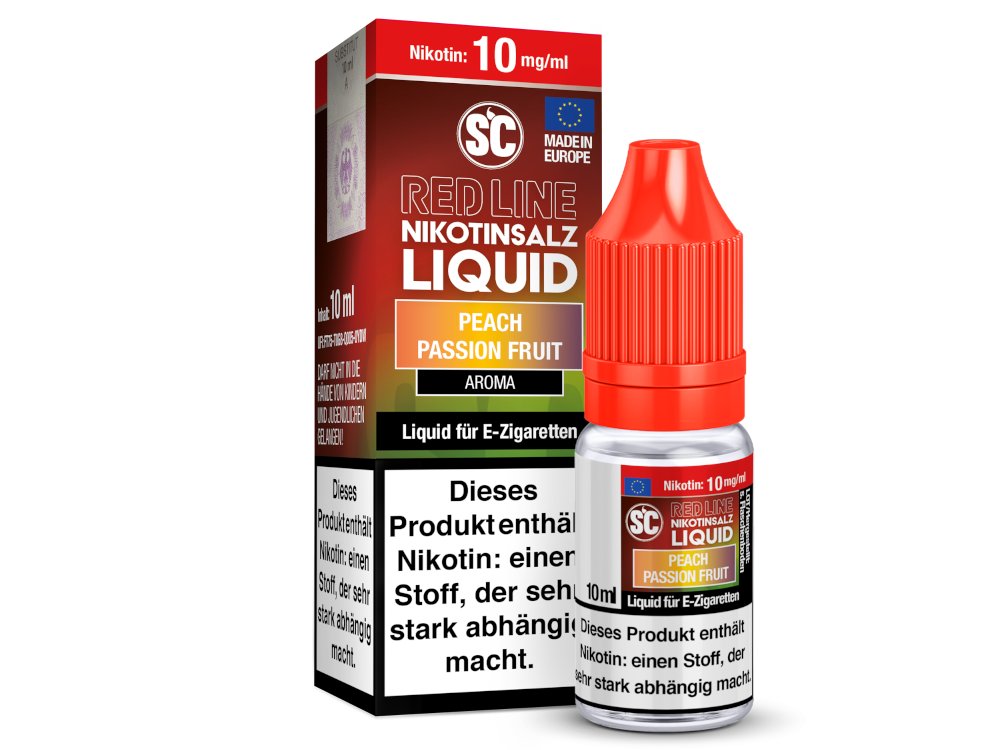 SC - Red Line - Peach Passion Fruit V2 - Nikotinsalz Liquid