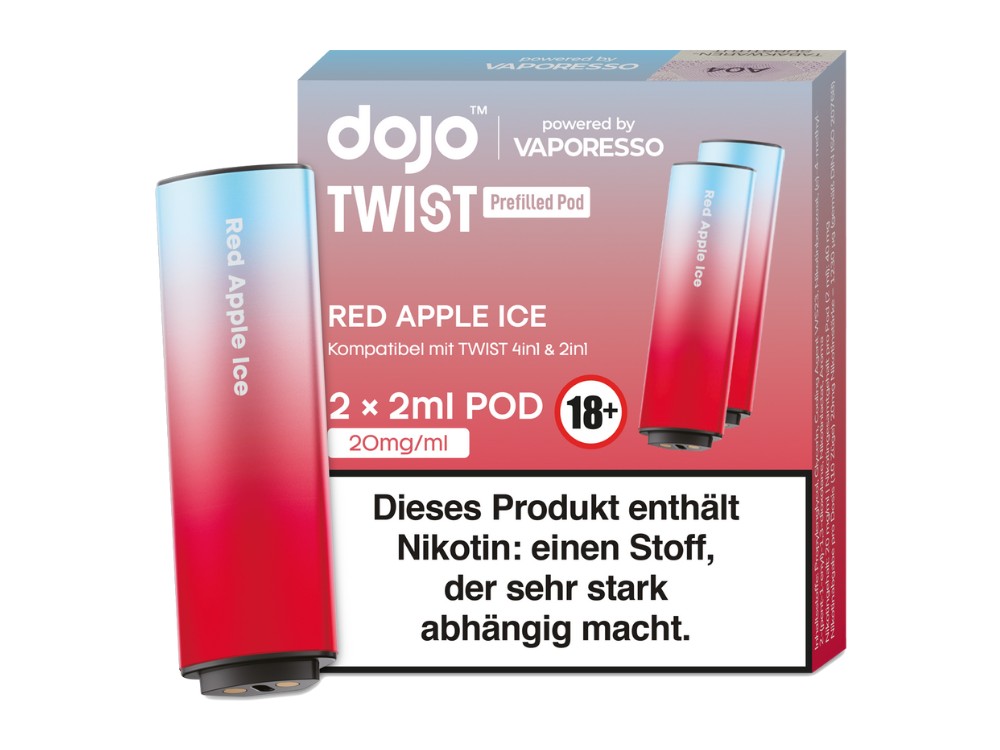 Vaporesso - Dojo - Twist Pod 20 mg/ml (2 Stück pro Packung) - verschiedene Sorten