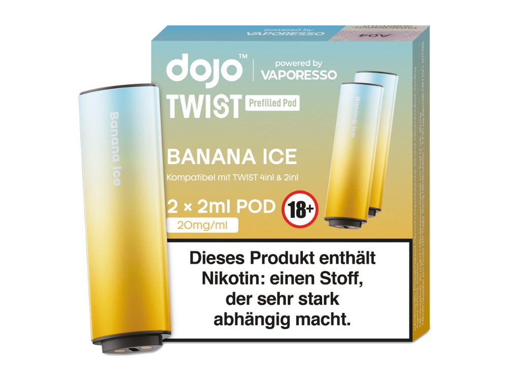 Vaporesso - Dojo - Twist Pod 20 mg/ml (2 Stück pro Packung) - verschiedene Sorten