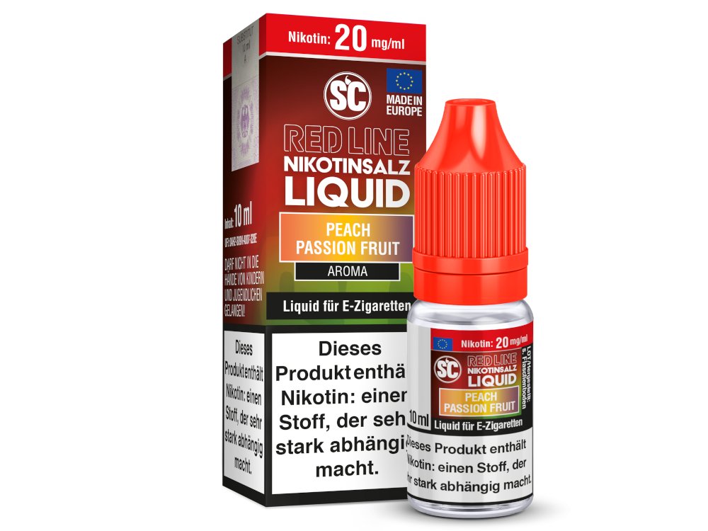 SC - Red Line - Peach Passion Fruit V2 - Nikotinsalz Liquid