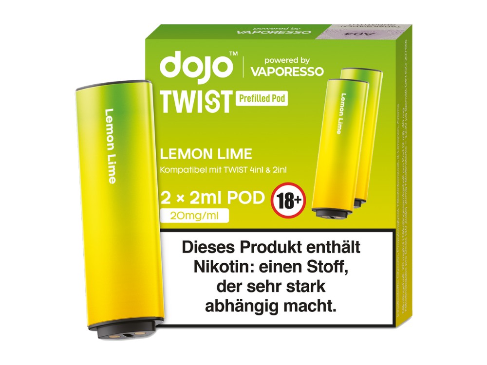 Vaporesso - Dojo - Twist Pod 20 mg/ml (2 Stück pro Packung) - verschiedene Sorten