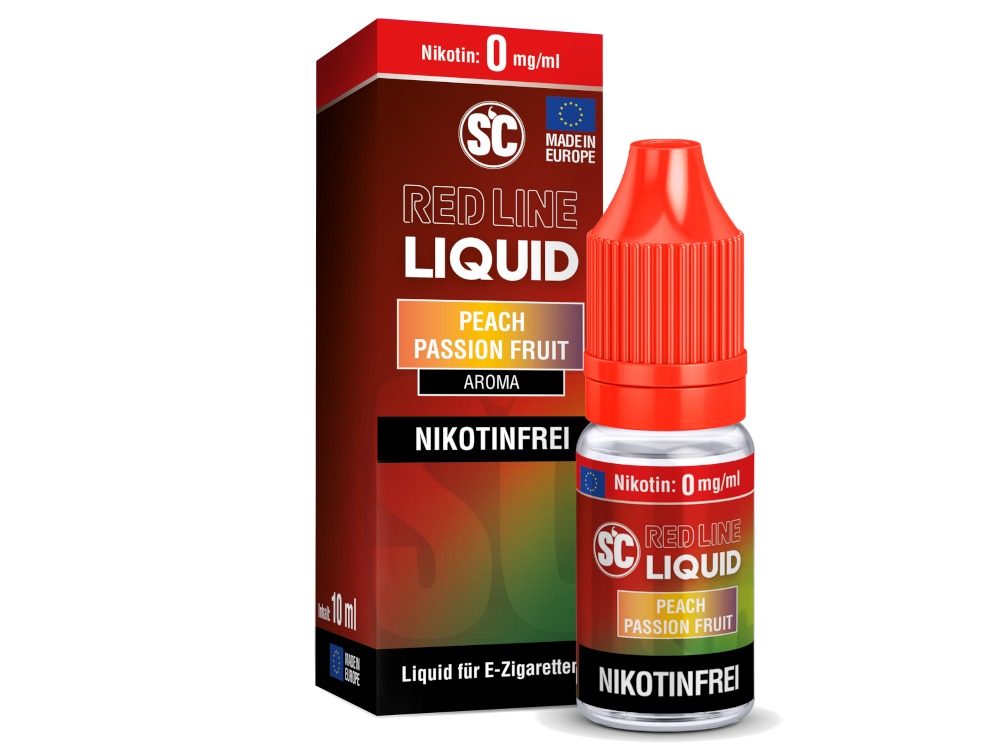 SC - Red Line - Peach Passion Fruit V2 - Nikotinsalz Liquid