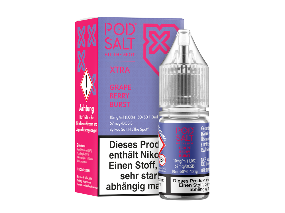 Pod Salt X - Nikotinsalz Liquid  - Grape Berry Burst
