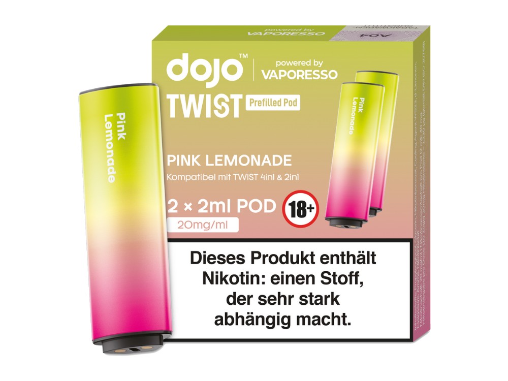 Vaporesso - Dojo - Twist Pod 20 mg/ml (2 Stück pro Packung) - verschiedene Sorten
