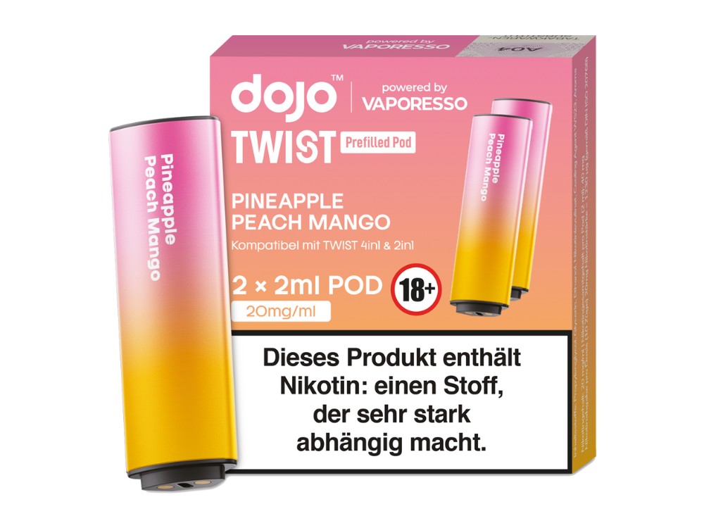 Vaporesso - Dojo - Twist Pod 20 mg/ml (2 Stück pro Packung) - verschiedene Sorten