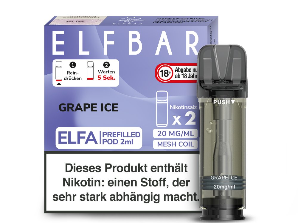 Elfbar Elfa Pod 20mg/ml (2 Stück) - Blue Razz Lemonade